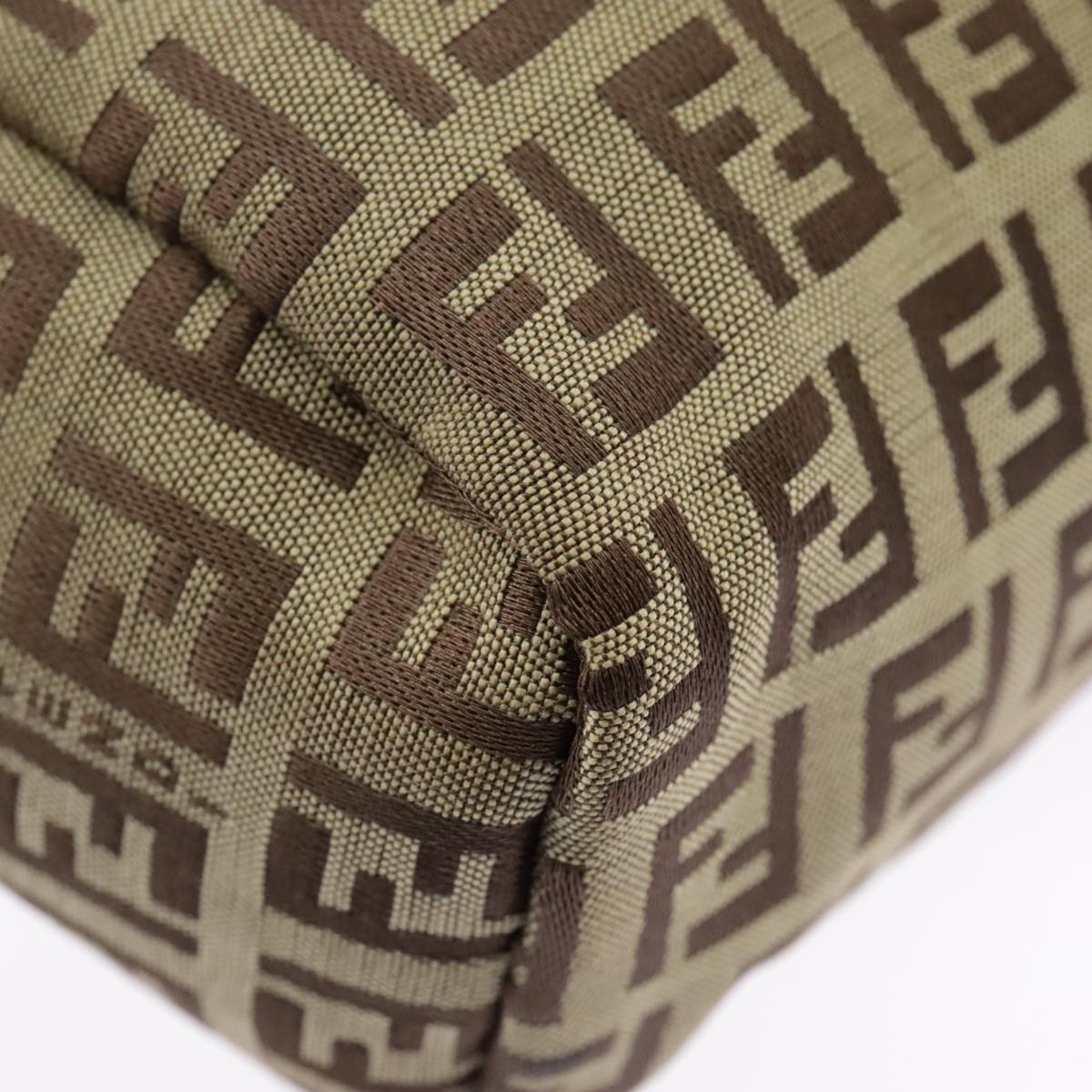 FENDI Zucchino Canvas Hand Bag Beige am7218