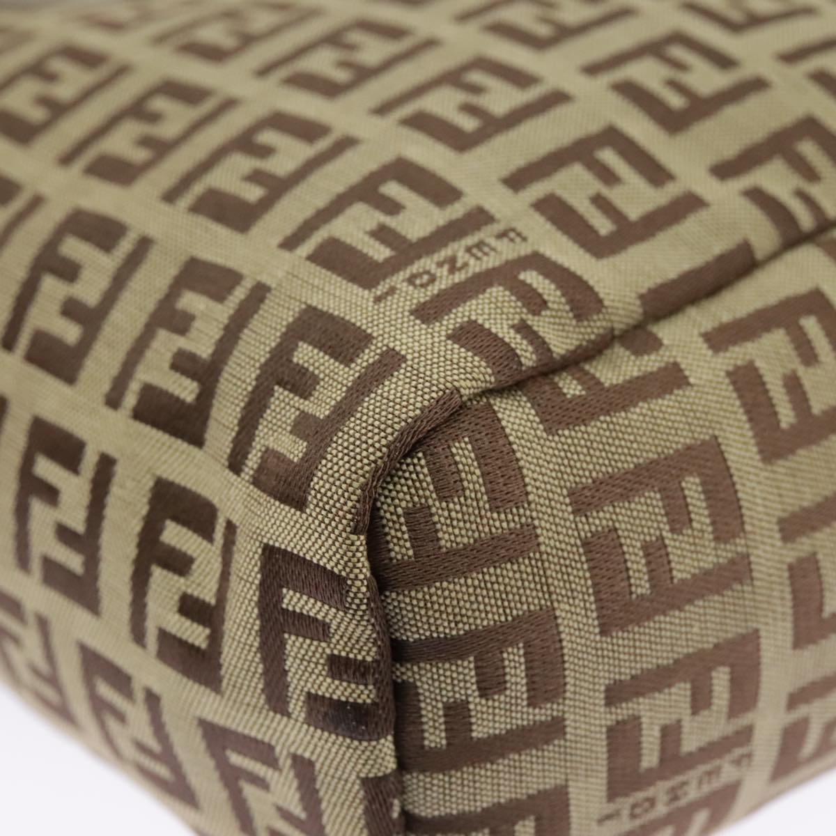 FENDI Zucchino Canvas Hand Bag Beige am7218