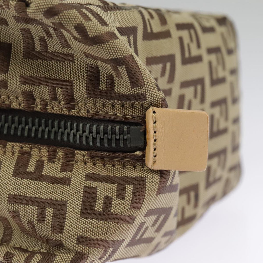 FENDI Zucchino Canvas Hand Bag Beige am7218