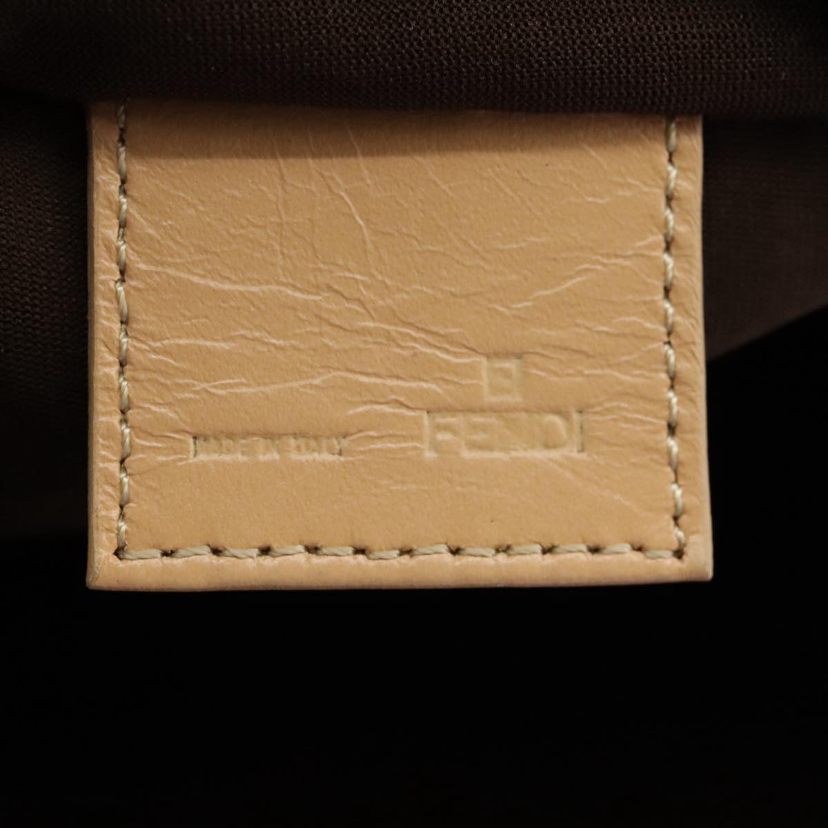 FENDI Zucchino Canvas Hand Bag Beige am7218
