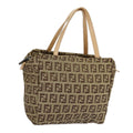 FENDI Zucchino Canvas Hand Bag Beige am7218