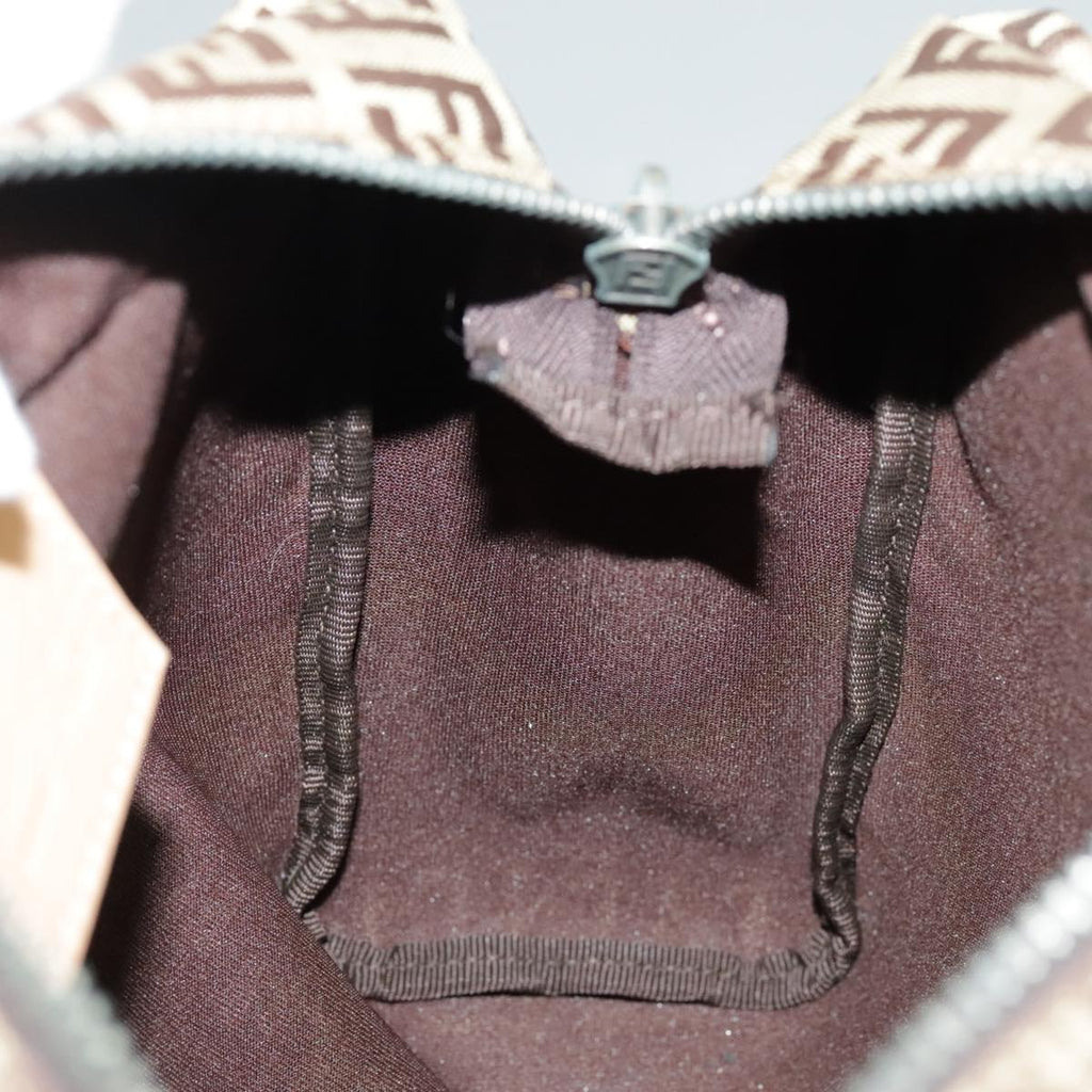 FENDI Zucchino Canvas Hand Bag Beige am7218