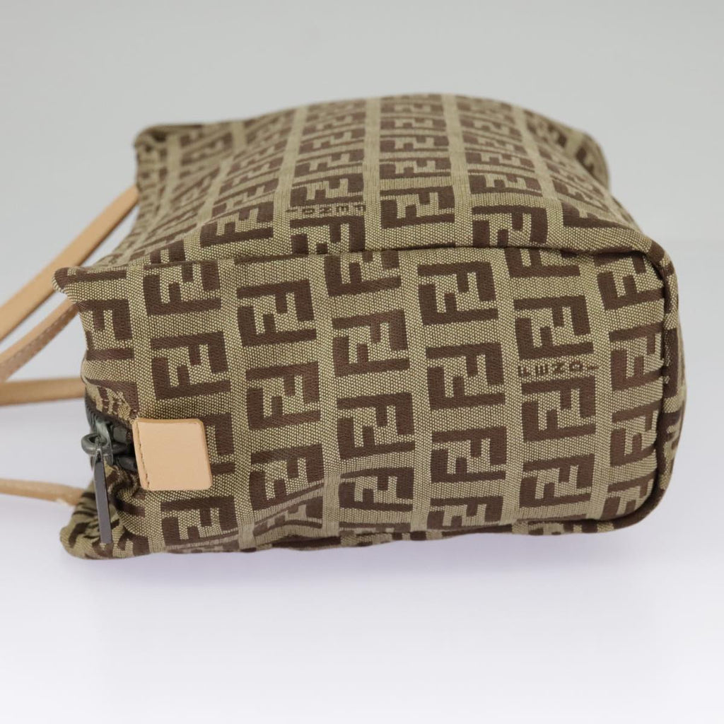 FENDI Zucchino Canvas Hand Bag Beige am7218
