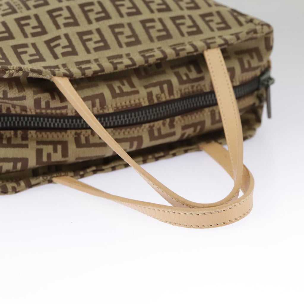 FENDI Zucchino Canvas Hand Bag Beige am7218