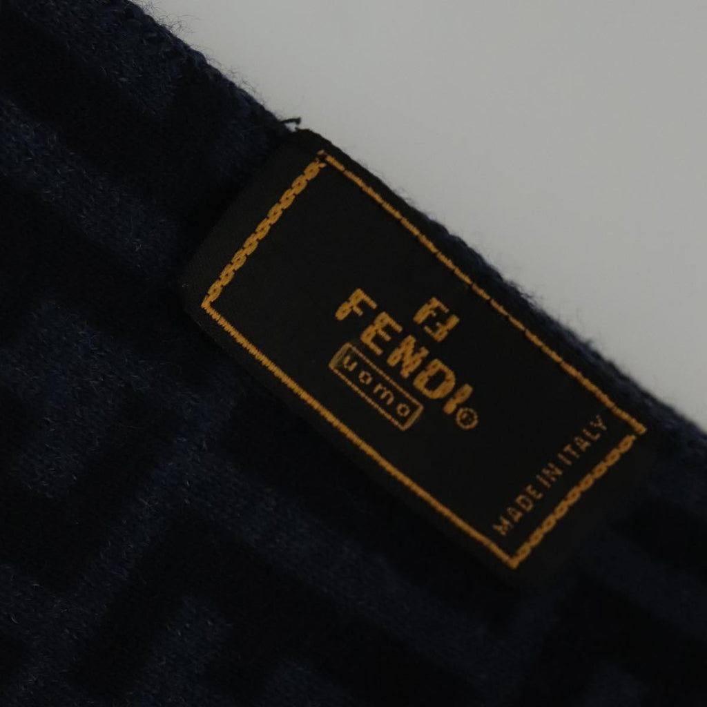 FENDI Zucca Canvas Scarf Wool Beige am7263