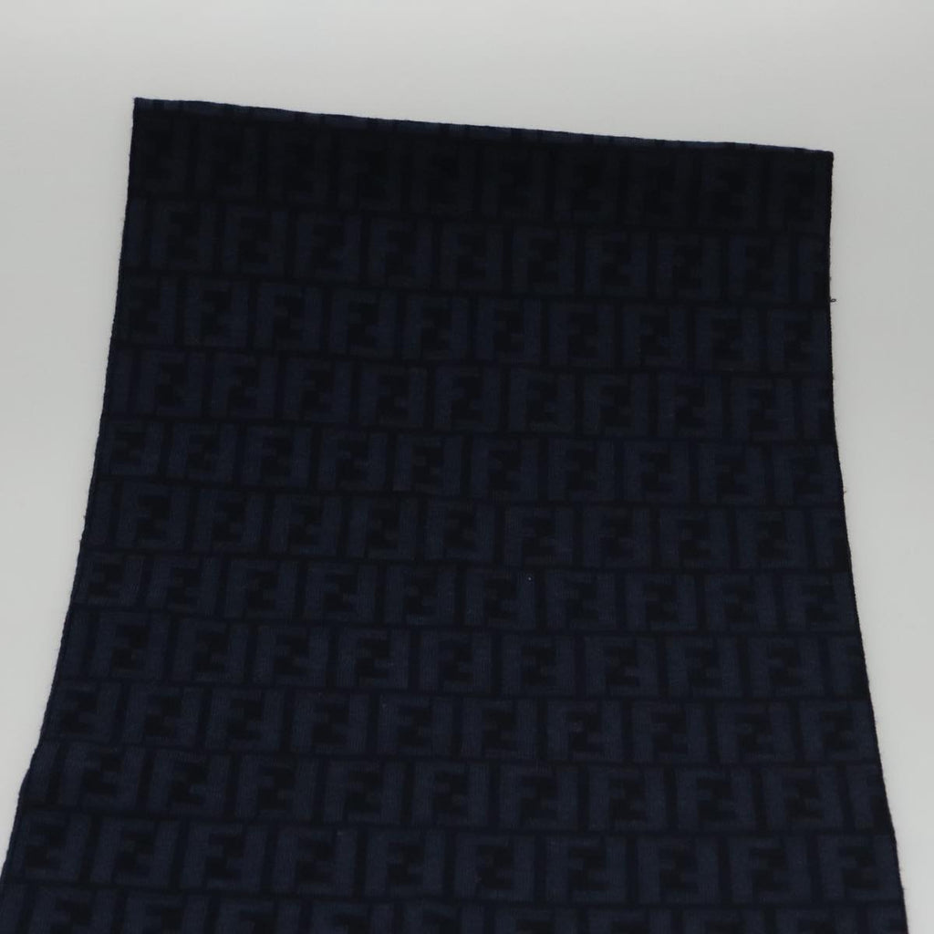 FENDI Zucca Canvas Scarf Wool Beige am7263