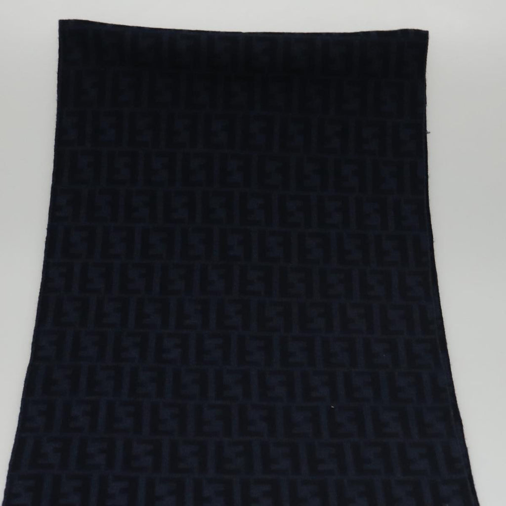 FENDI Zucca Canvas Scarf Wool Beige am7263