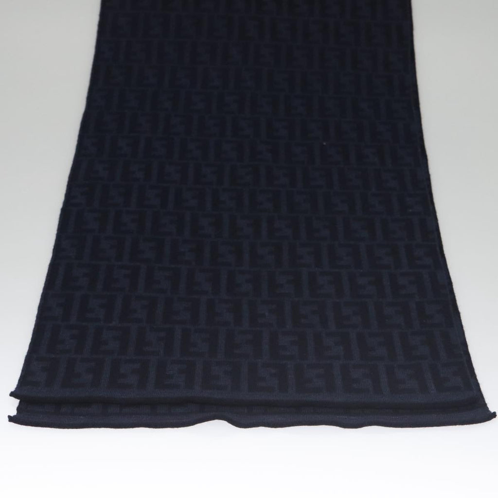 FENDI Zucca Canvas Scarf Wool Beige am7263