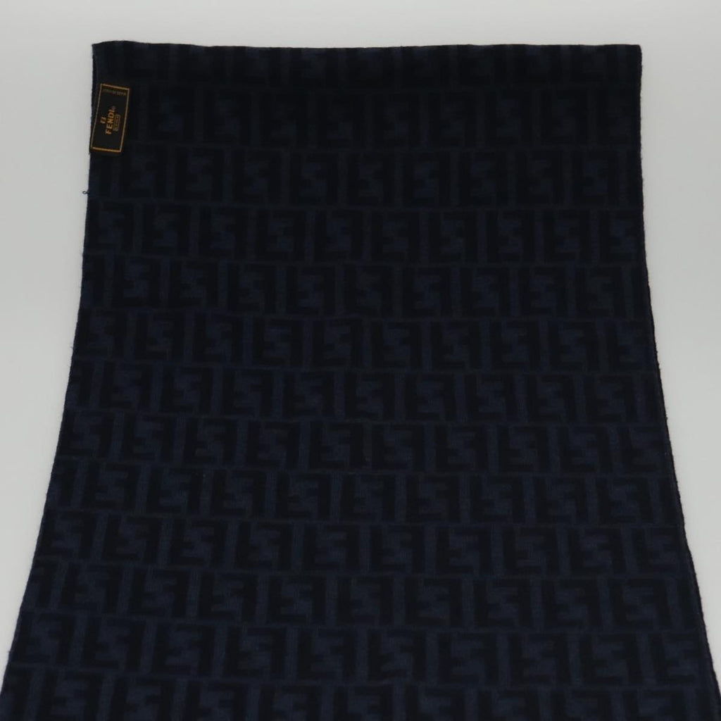 FENDI Zucca Canvas Scarf Wool Beige am7263