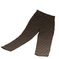 FENDI Zucca Canvas Pants XO Black Brown am7264