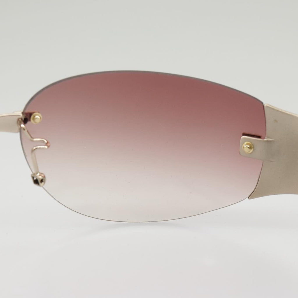 FENDI Sunglasses Plastic Pink Silver am7300