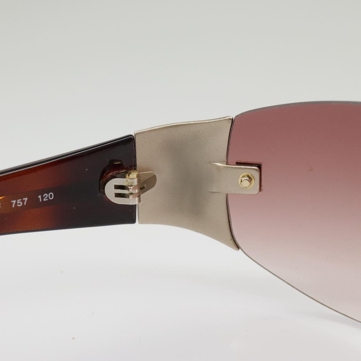 FENDI Sunglasses Plastic Pink Silver am7300