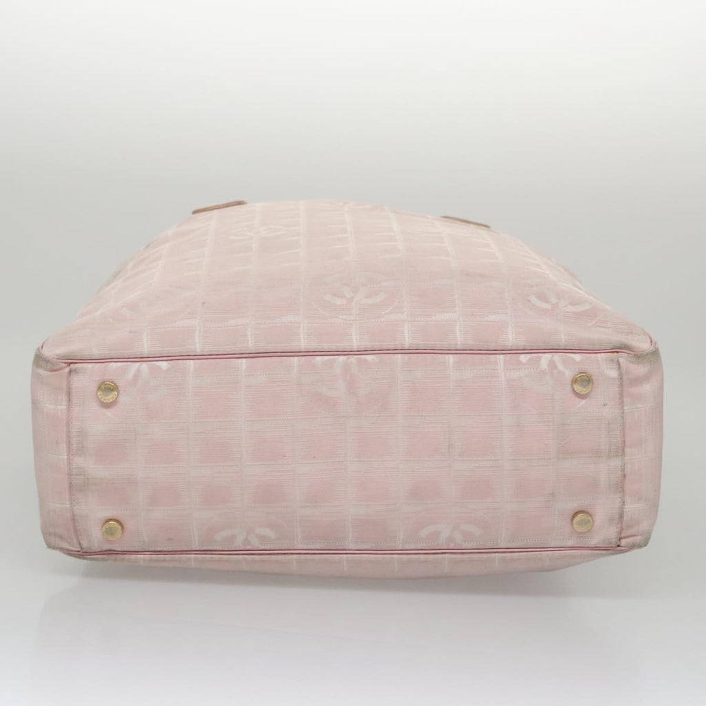CHANEL New Travel line Tote Bag Nylon Pink CC am7343