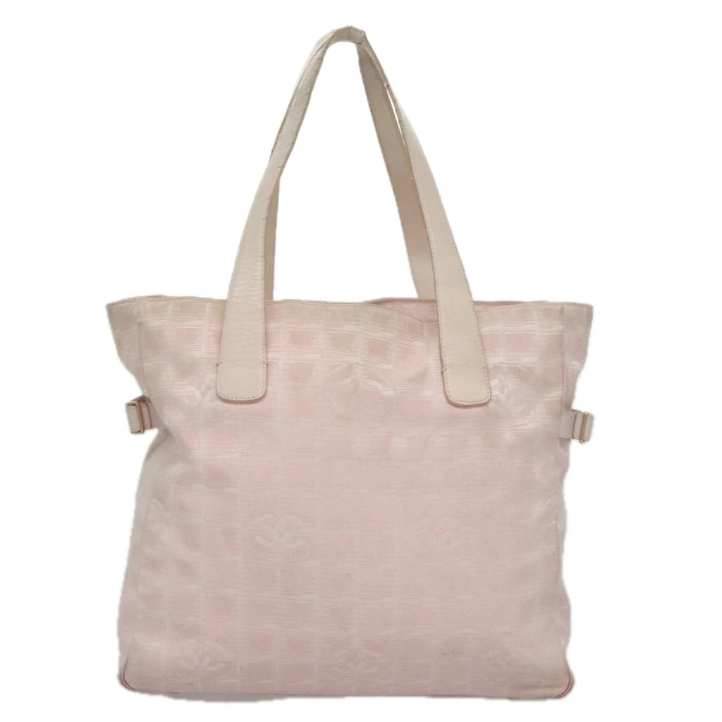 CHANEL New Travel line Tote Bag Nylon Pink CC am7343