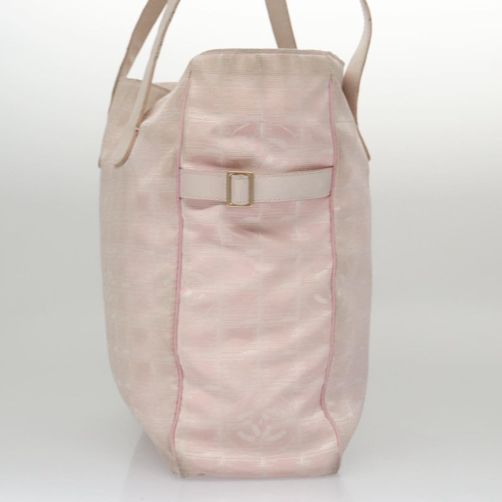 CHANEL New Travel line Tote Bag Nylon Pink CC am7343