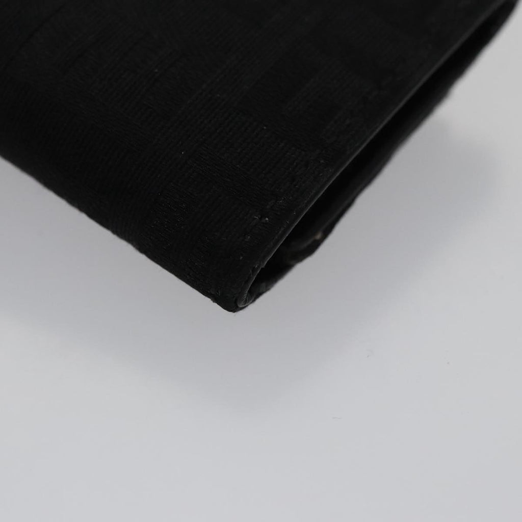 FENDI Zucchino Canvas Key Case Black am7391