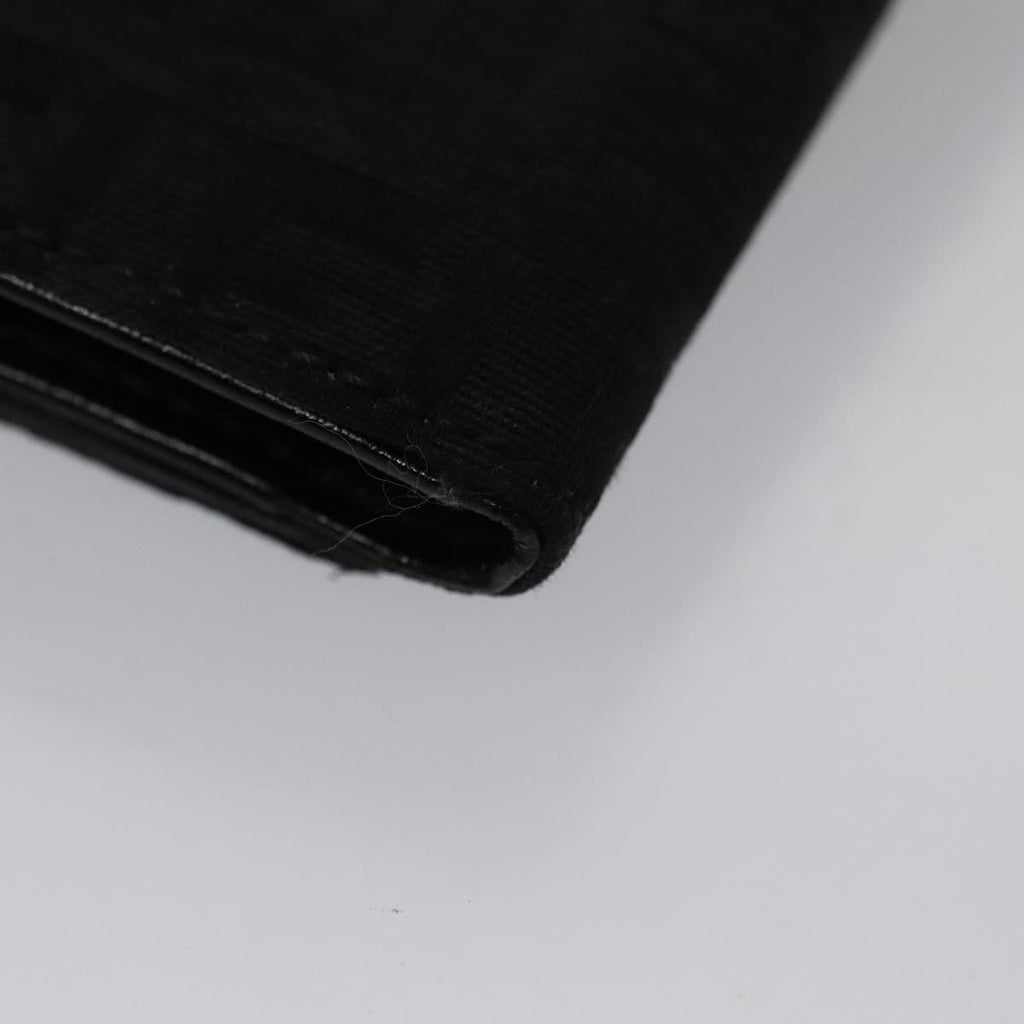 FENDI Zucchino Canvas Key Case Black am7391