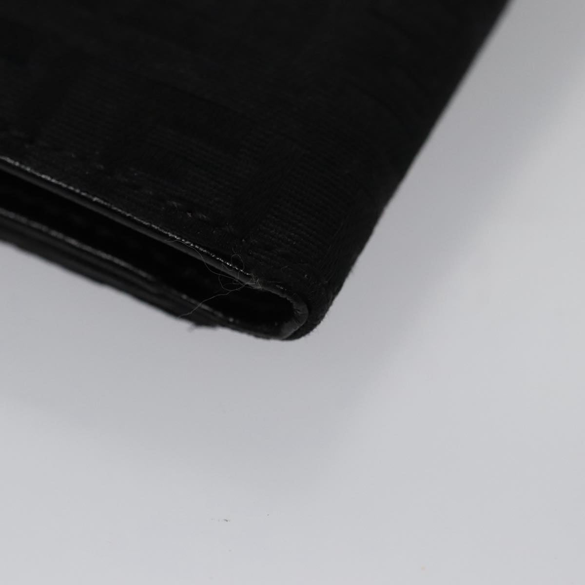 FENDI Zucchino Canvas Key Case Black am7391
