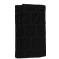 FENDI Zucchino Canvas Key Case Black am7391