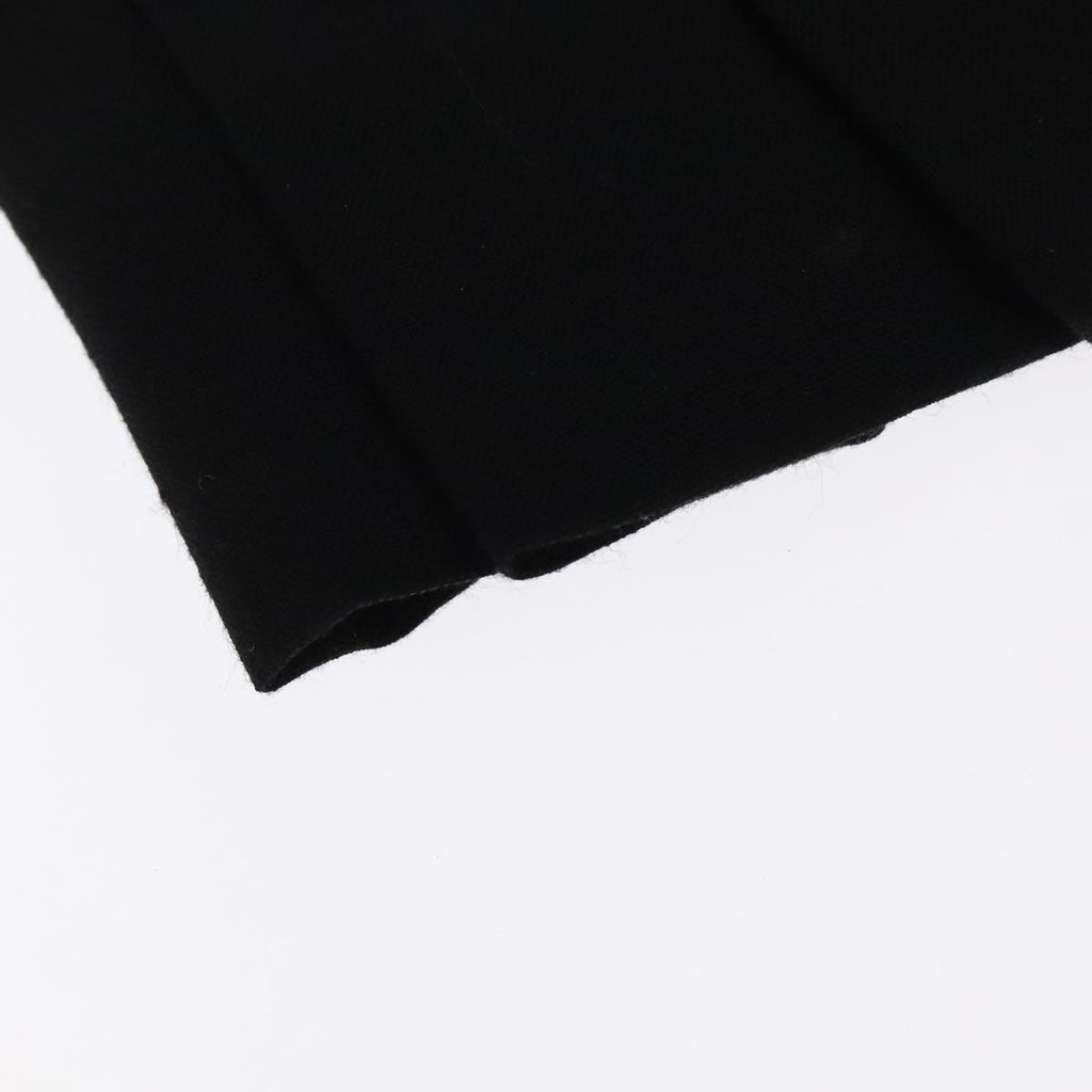 CHANEL Setup Skirt Jacket Cotton 34 Black White CC am7406