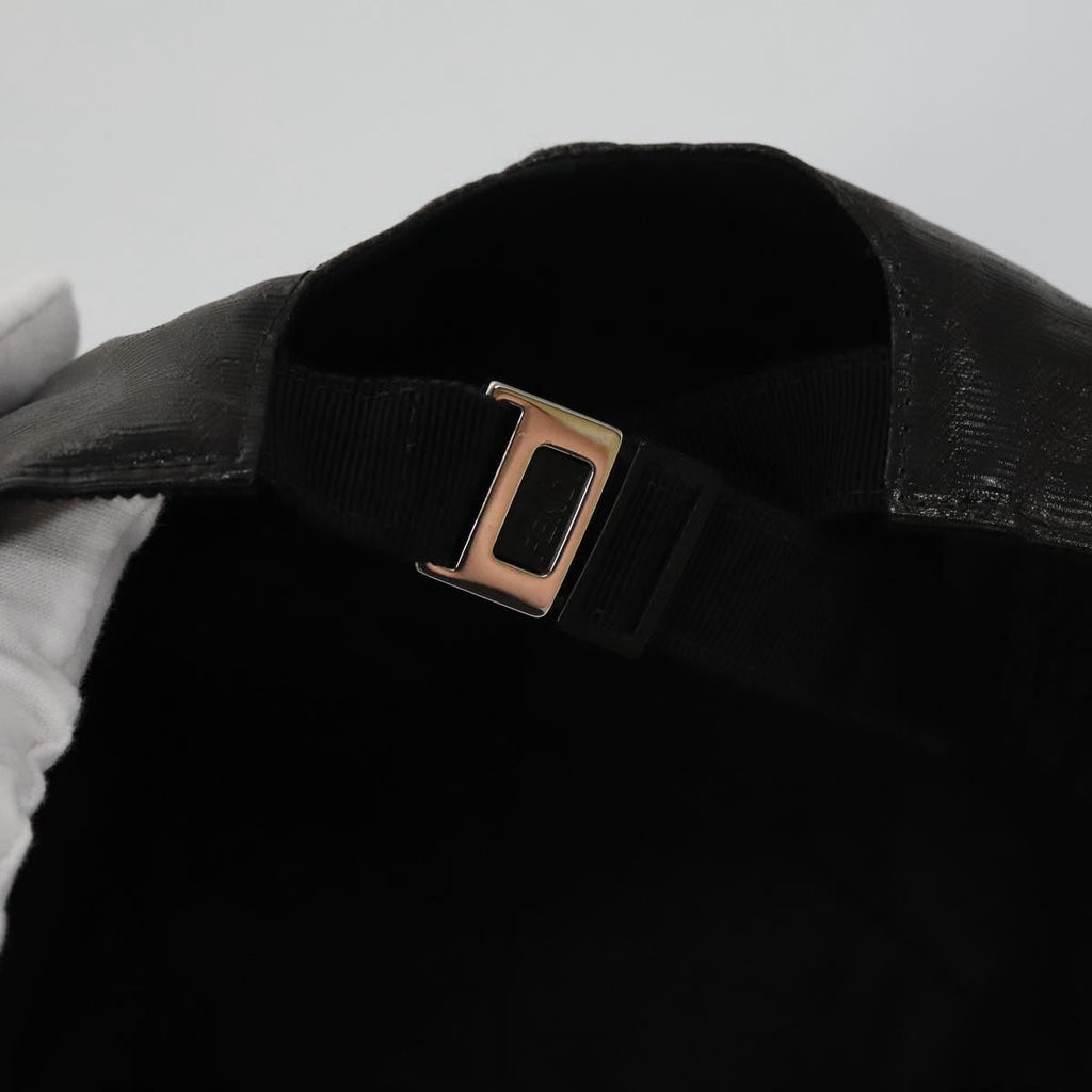FENDI Zucca Canvas Cap Black Brown am7434