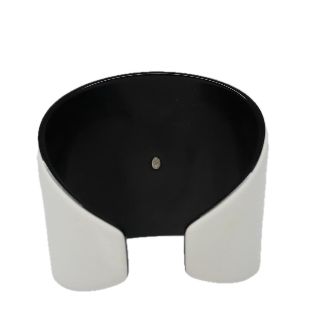 CHANEL Bangle COCO Mark plastic White Black CC am7441