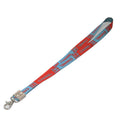 CHANEL Neck Strap Canvas Red Blue CC am7445
