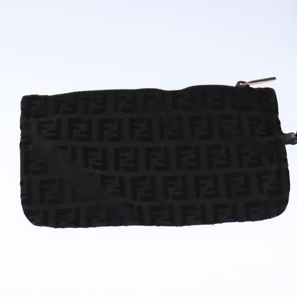 FENDI Zucchino Canvas Tote Bag Brown am7529