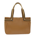 GUCCI Sherry Line Tote Bag Leather Beige Brown 73983 ar10000