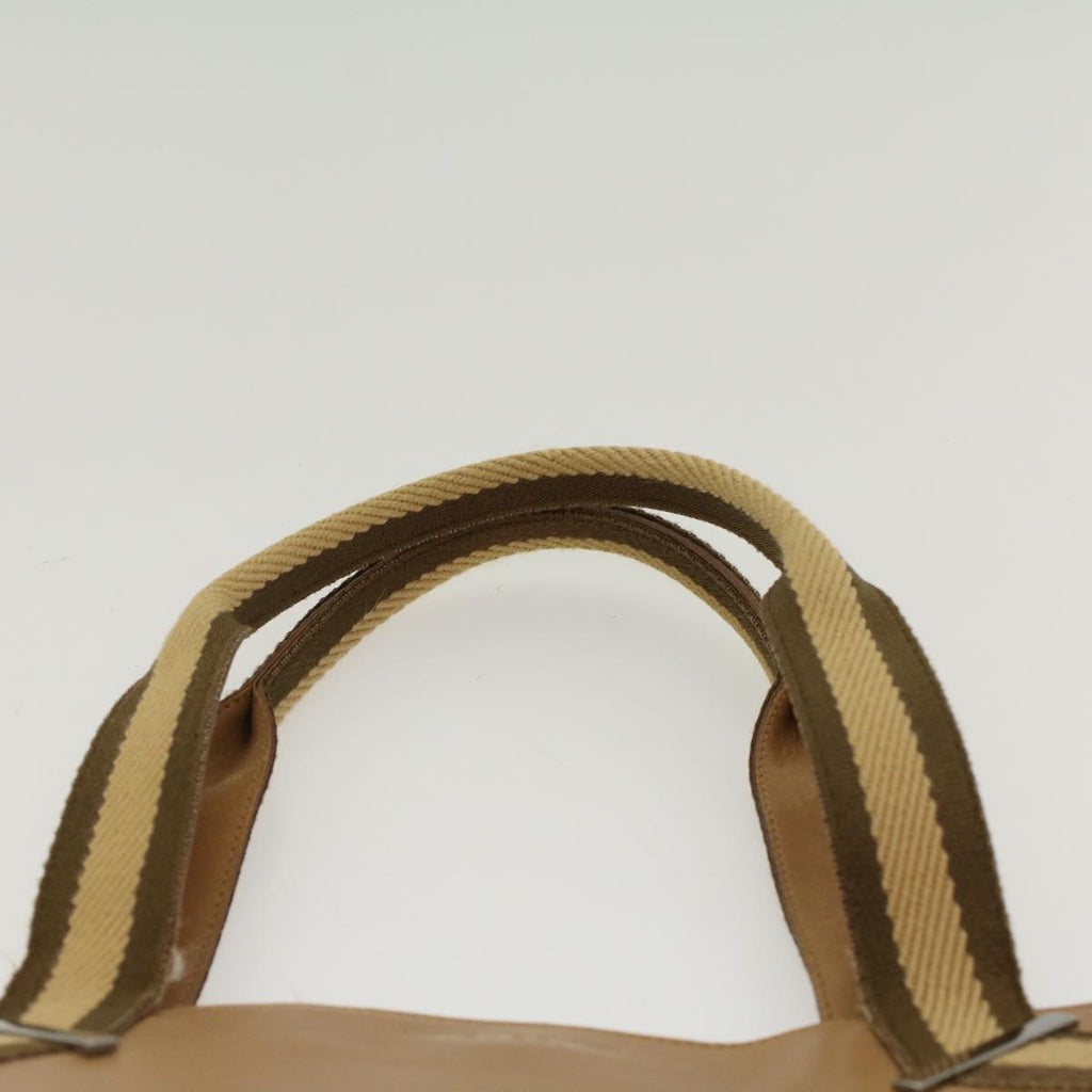 GUCCI Sherry Line Tote Bag Leather Beige Brown 73983 ar10000