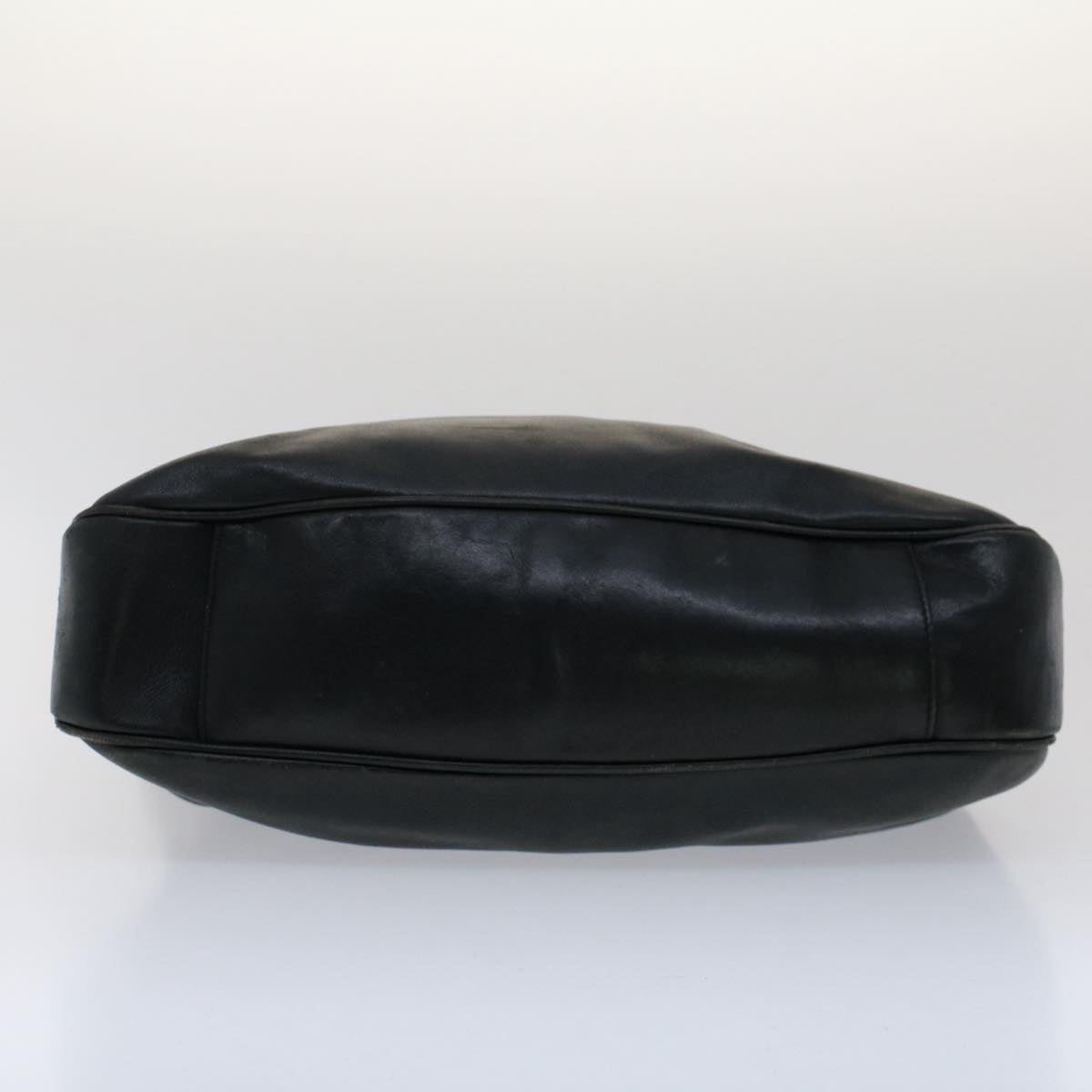 GUCCI Bamboo Shoulder Bag Leather 2way Black ar10030B