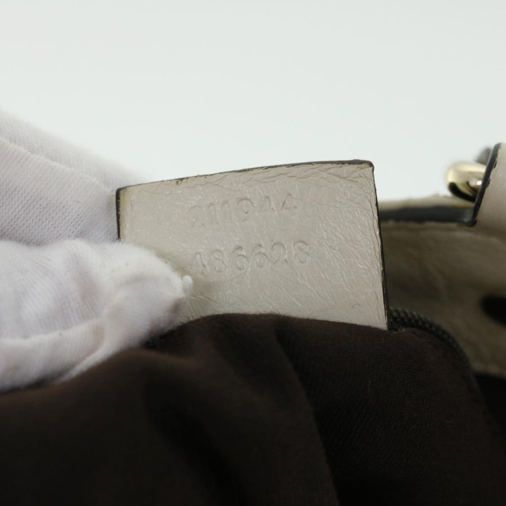 GUCCI GG Canvas Hand Bag Beige 211944 ar10073