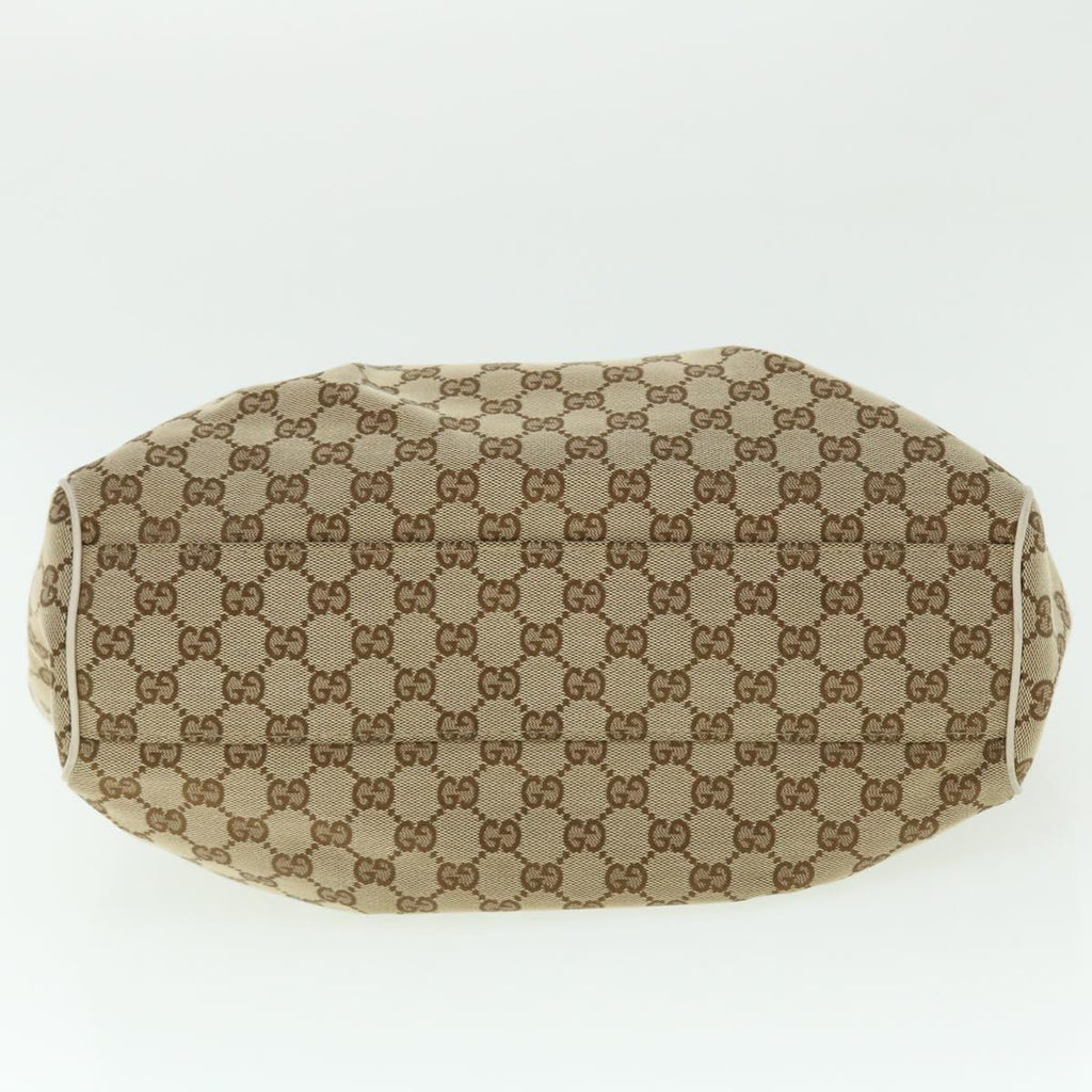 GUCCI GG Canvas Hand Bag Beige 211944 ar10073
