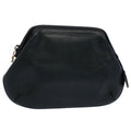 GUCCI Pouch Leather Black ar10176