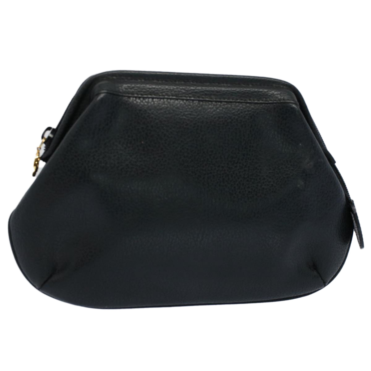 GUCCI Pouch Leather Black ar10176