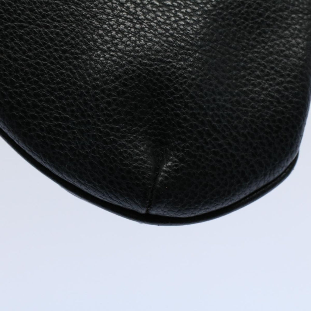 GUCCI Pouch Leather Black ar10176
