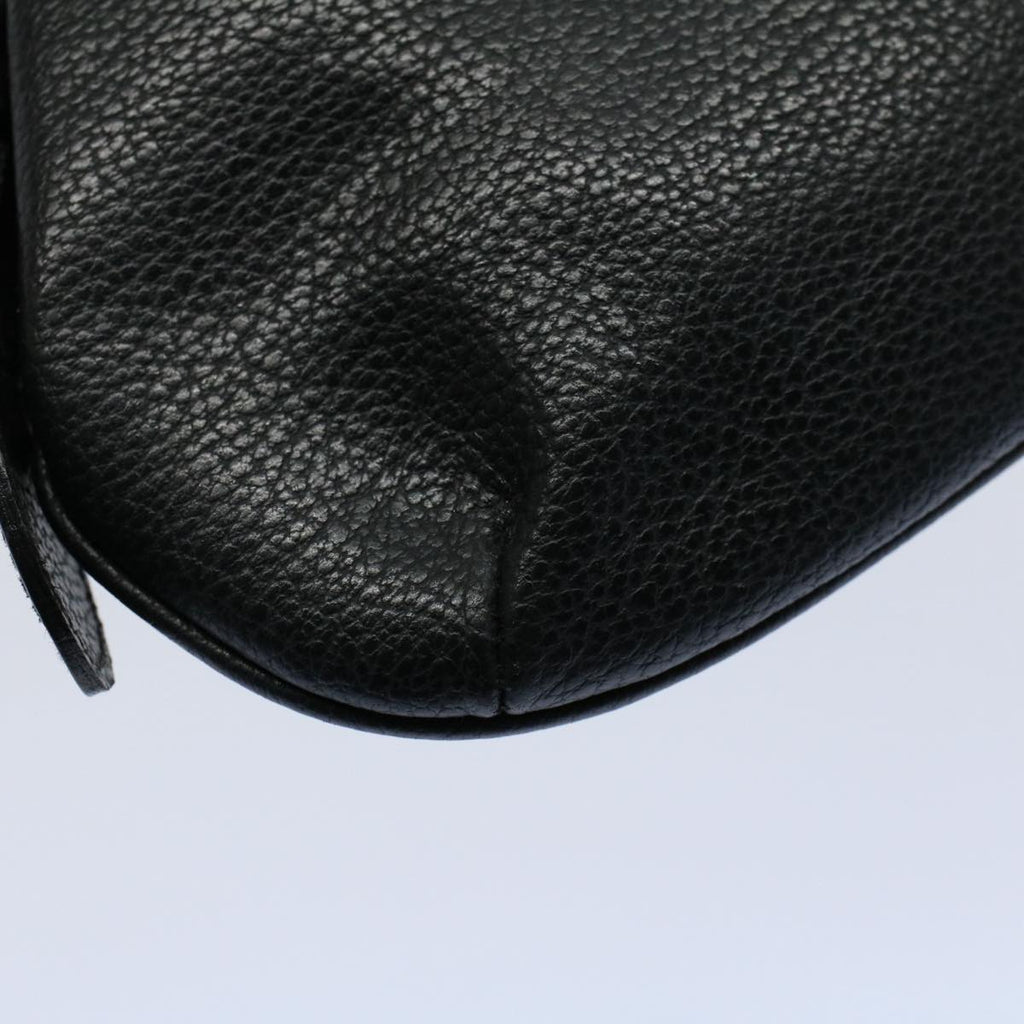 GUCCI Pouch Leather Black ar10176