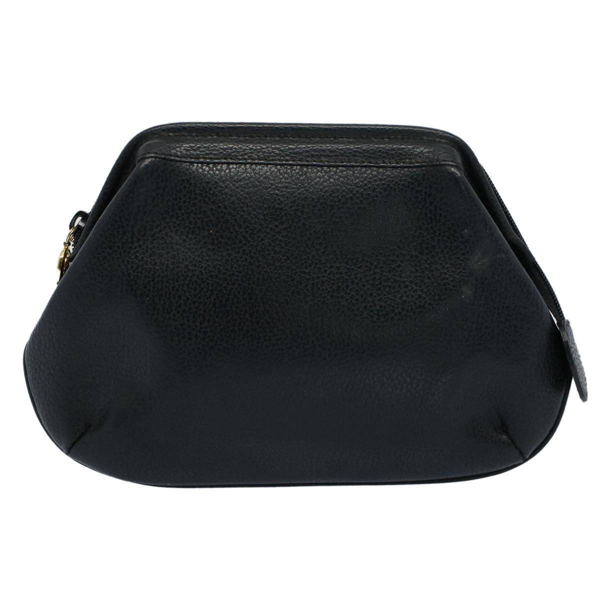 GUCCI Pouch Leather Black ar10176