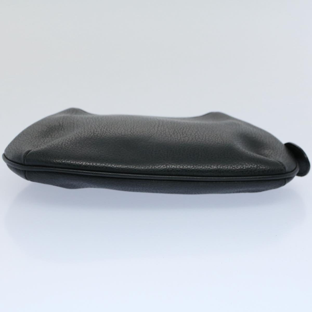 GUCCI Pouch Leather Black ar10176