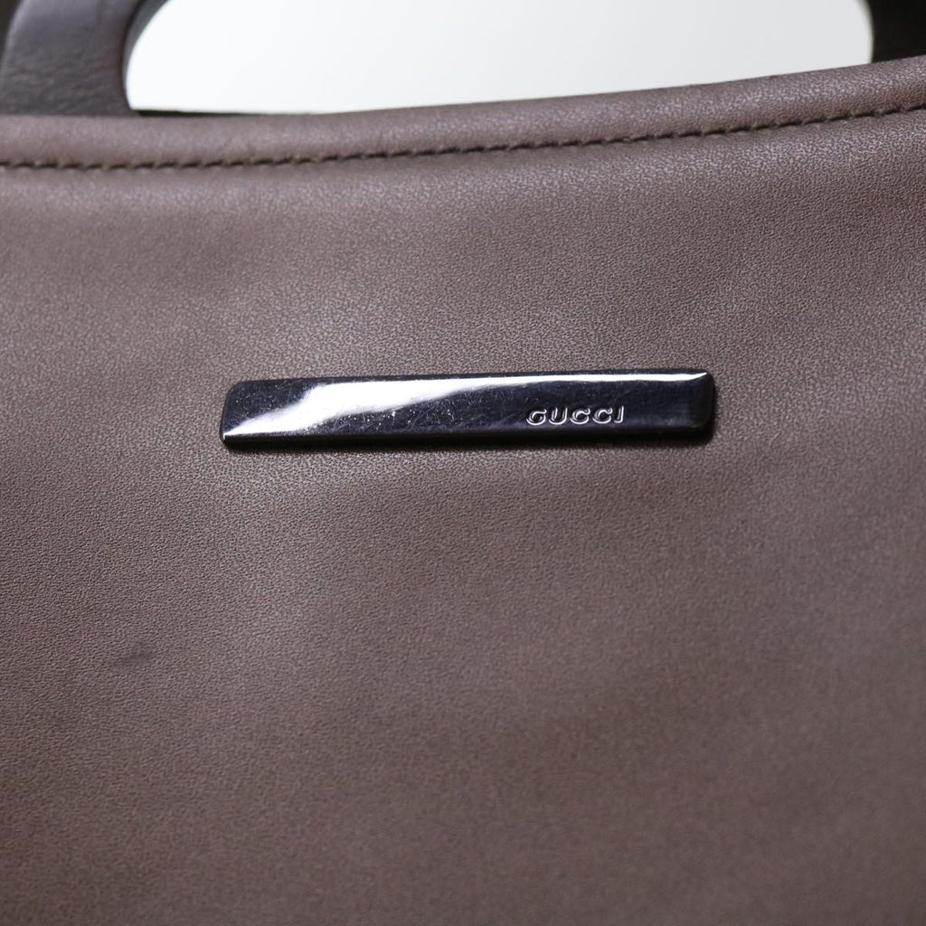 GUCCI Hand Bag Leather Brown 002 3754 0329 ar10185