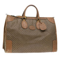 GUCCI Micro GG Canvas Boston Bag Beige Brown ar10227