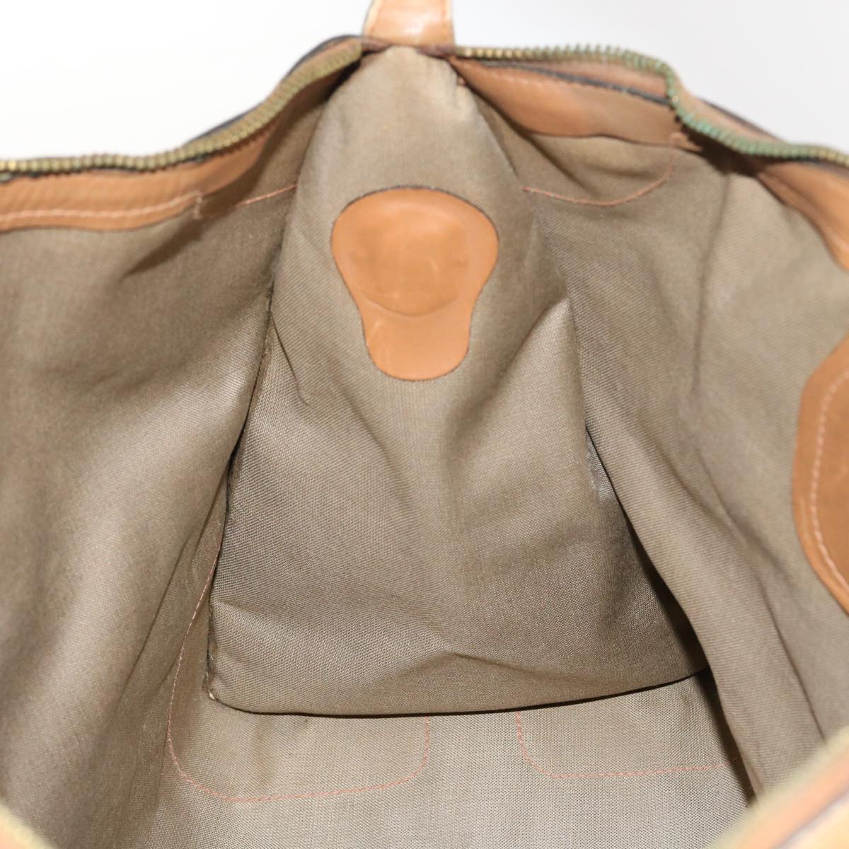 GUCCI Micro GG Canvas Boston Bag Beige Brown ar10227