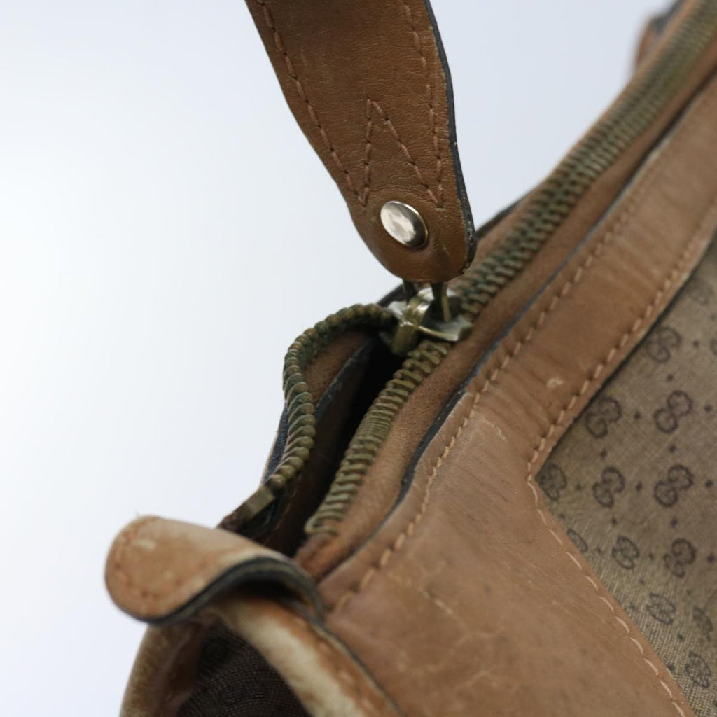 GUCCI Micro GG Canvas Boston Bag Beige Brown ar10227