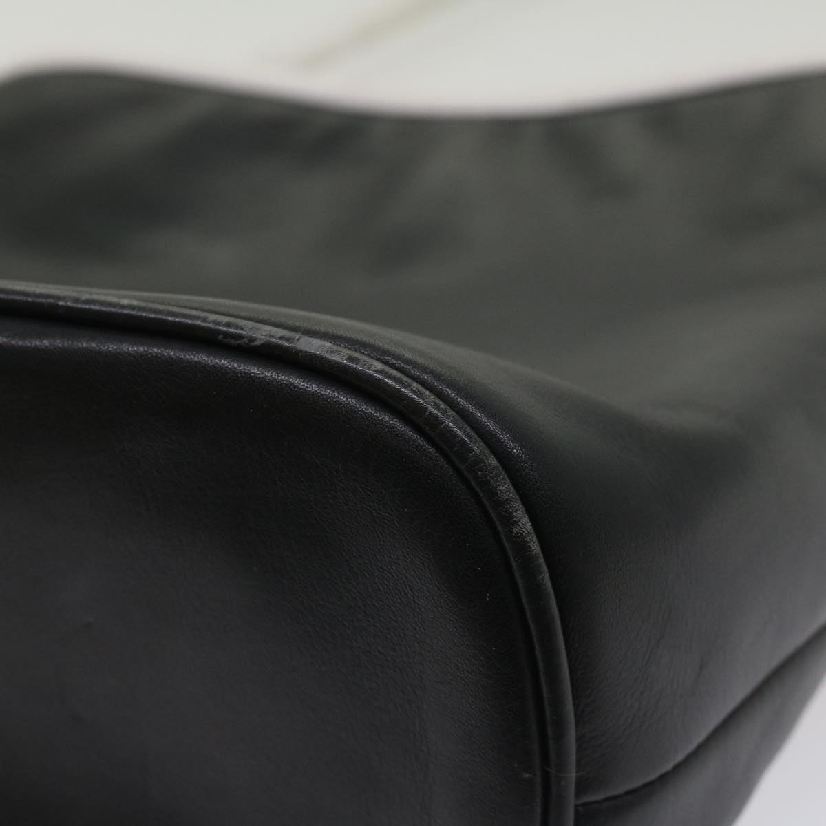FENDI Shoulder Bag Leather Black ar10320