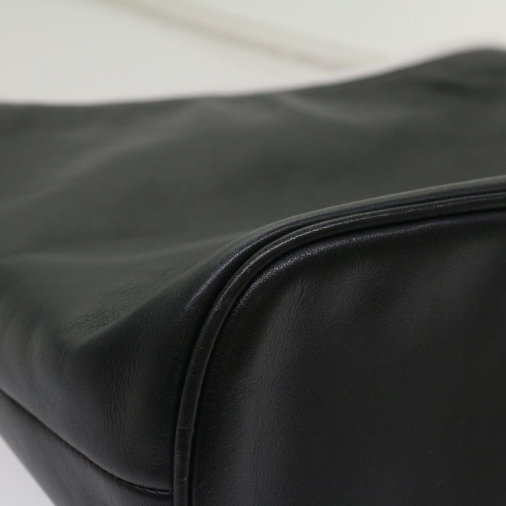 FENDI Shoulder Bag Leather Black ar10320