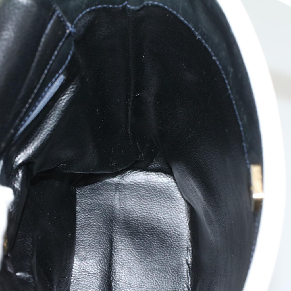 FENDI Shoulder Bag Leather Black ar10320