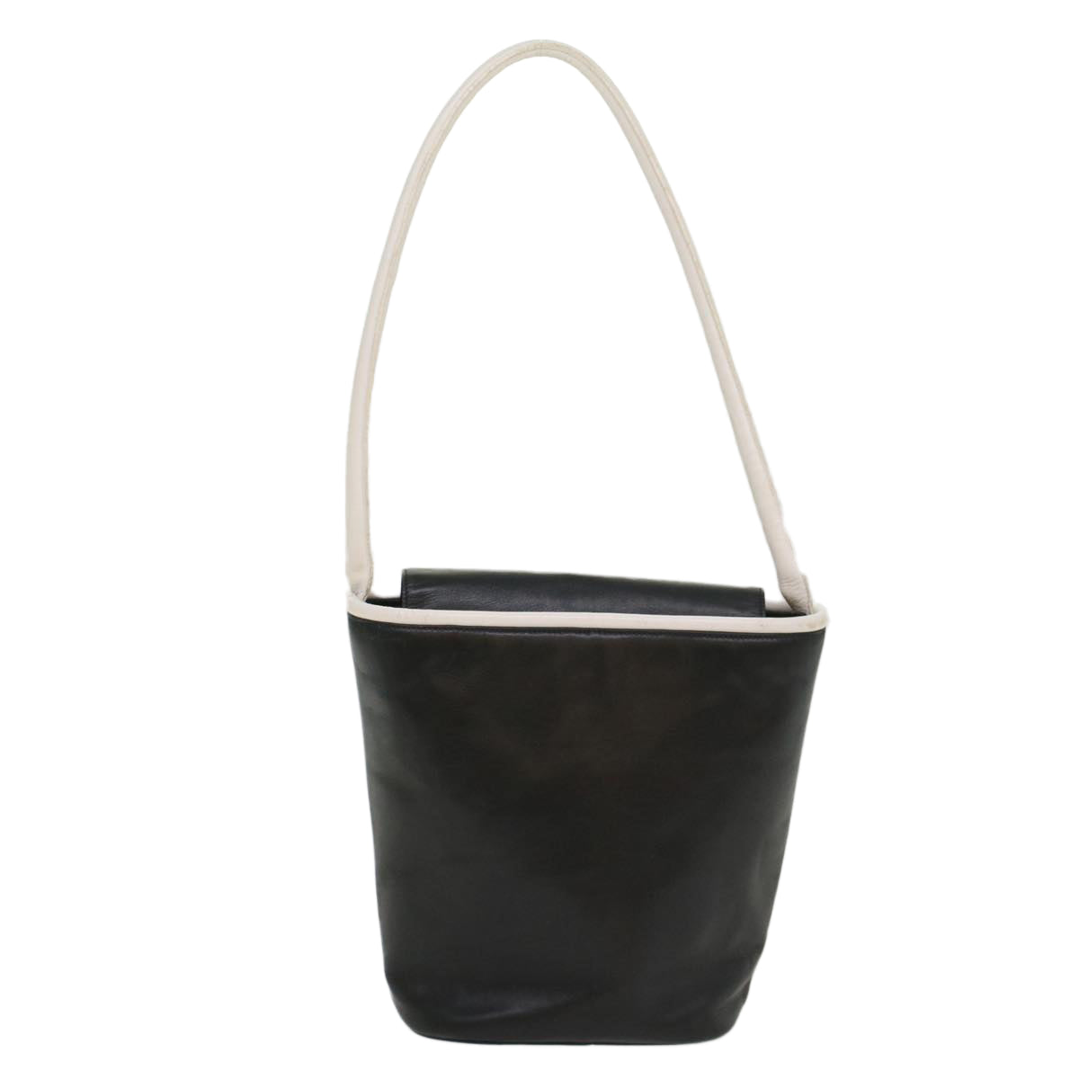 FENDI Shoulder Bag Leather Black ar10320