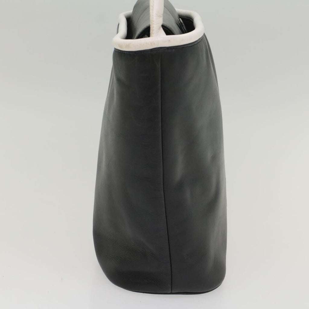 FENDI Shoulder Bag Leather Black ar10320