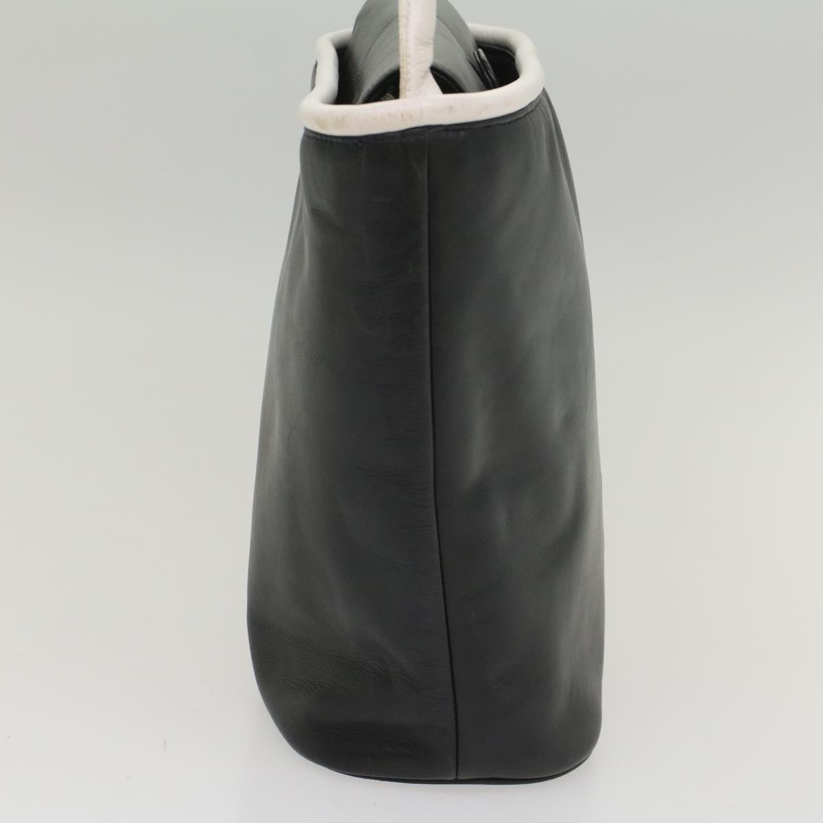 FENDI Shoulder Bag Leather Black ar10320