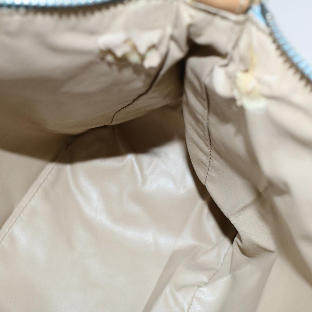 FENDI Zucchino Canvas Hand Bag Blue ar10327